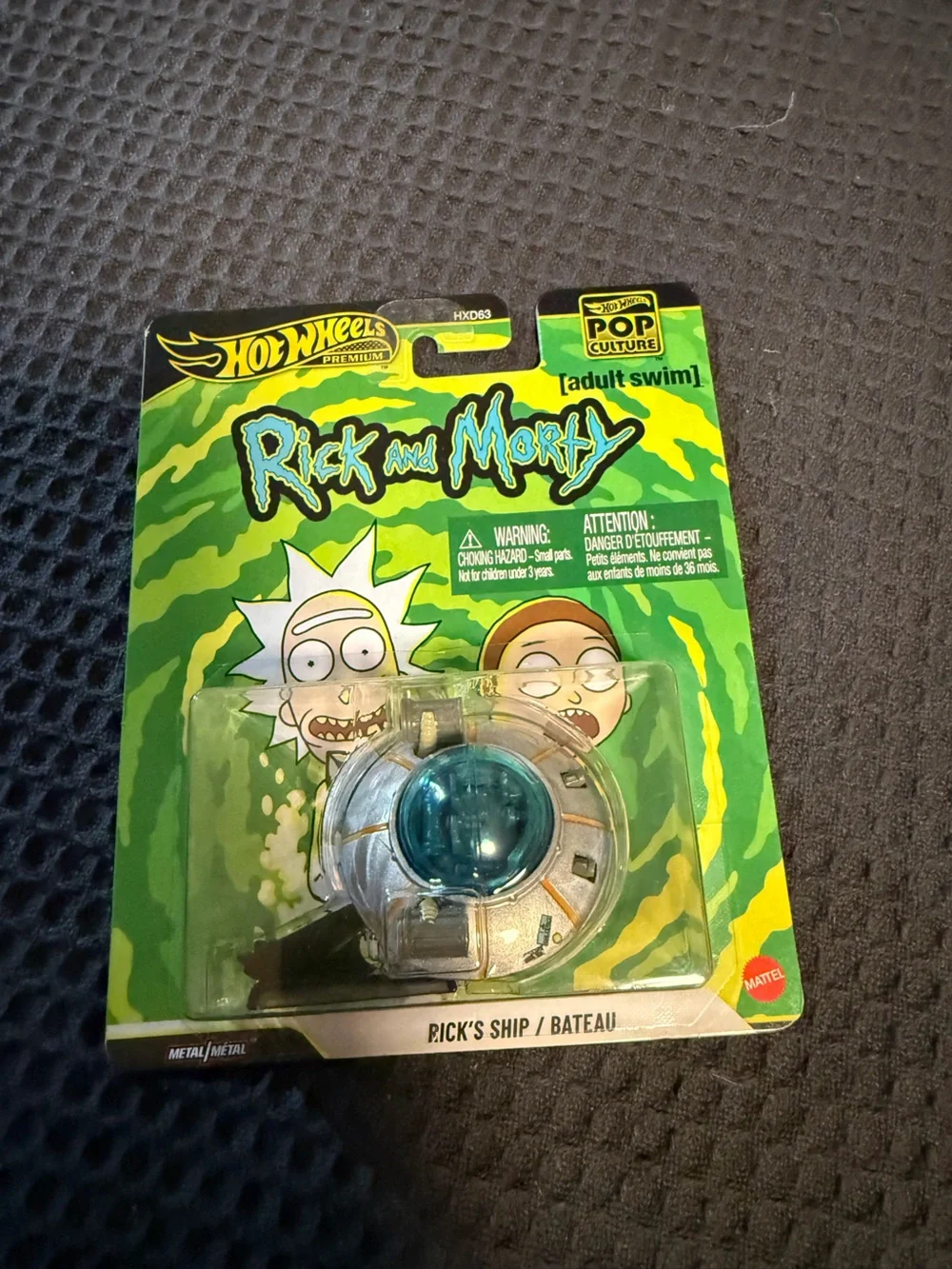 Mattel MTV '84 Corvette Die-Cast Car and Rick & Morty